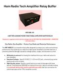 HRT ARB-1x1  Amplifier Relay Buffer   Ameritron ARB-704, RADIODAN RBI-1 Type