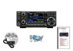 Icom IC-7300 100W HF Touch Screen Transceiver and Accessories Bundle!!