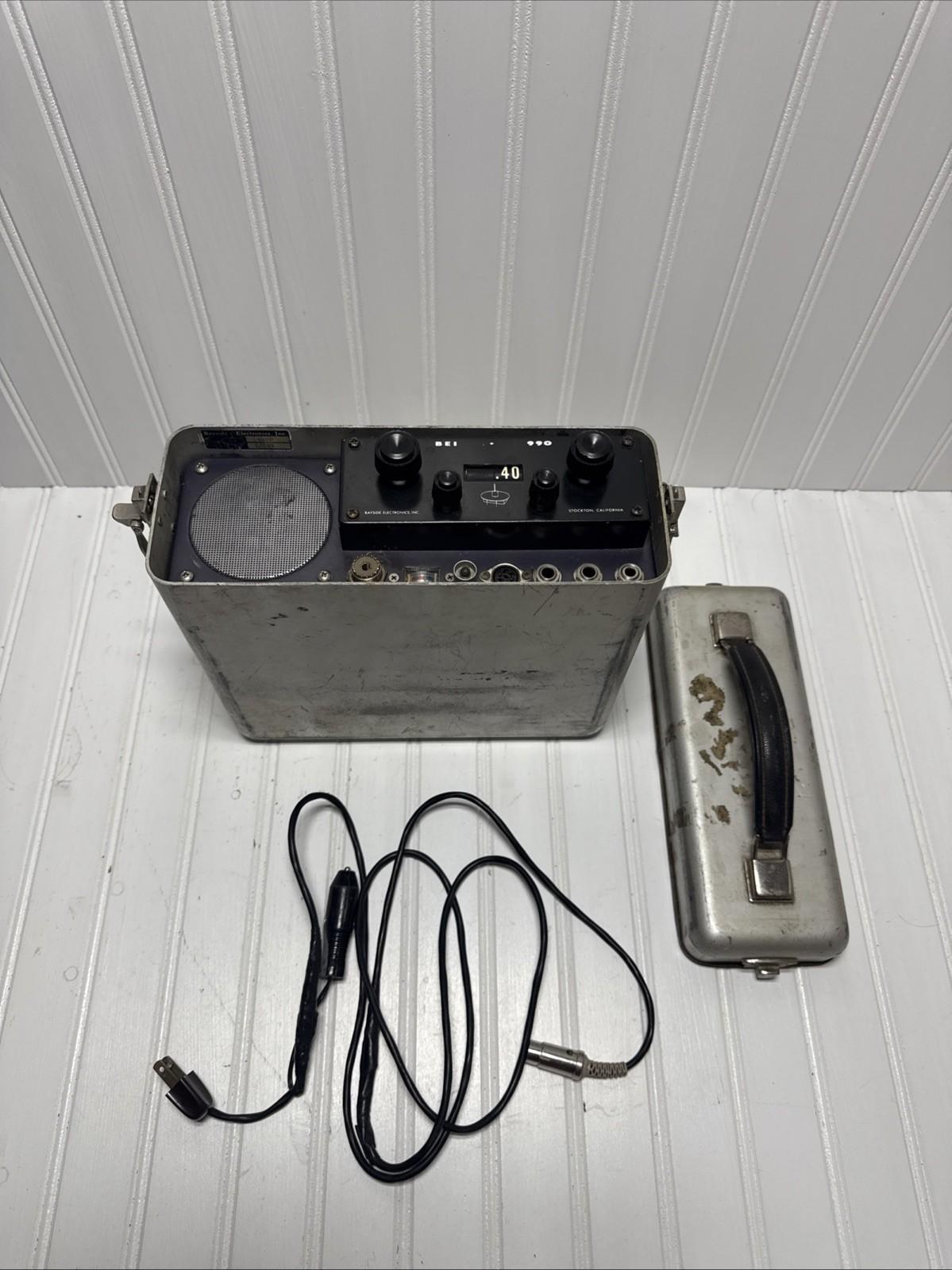 Bayside Electronics Inc. BEI-990P VHF Transceiver Crystal Radio- Turns On*