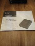 Icom IC-PCR1500 Communications Receiver, Transformer, CD, Antenna And Cables