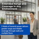Kenwood ProTalk 5W VHF/UHF Business Radio – Easy Programming, 64 Channels, Up to 15 Hour Battery, Loud 1,000 mW Speaker, Rugged MIL-STD 810 & IP54/55 Weatherproof, Upgradable NXDN Digital, NX-P1300AU