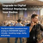 Kenwood ProTalk 5W VHF/UHF Business Radio – Easy Programming, 64 Channels, Up to 15 Hour Battery, Loud 1,000 mW Speaker, Rugged MIL-STD 810 & IP54/55 Weatherproof, Upgradable NXDN Digital, NX-P1300AU