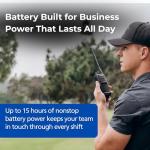 Kenwood ProTalk 5W VHF/UHF Business Radio – Easy Programming, 64 Channels, Up to 15 Hour Battery, Loud 1,000 mW Speaker, Rugged MIL-STD 810 & IP54/55 Weatherproof, Upgradable NXDN Digital, NX-P1300AU