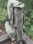 US Military Harris Falcon II Ranger Radio Pack PRC 150 - OD - VGC - Manpack