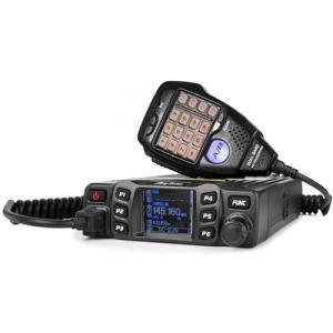 AnyTone AT-778UV II Mobile Ham Radio 25 Watt Mini Dual Band VHF UHF Two Way Radios Compact Amateur Transceiver for Car Vehicle, Support Chirp Black