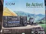 Icom IC-705 transceiver HF/50/144/440 MHz SSB/CW/AM/FM-Used-Great condition