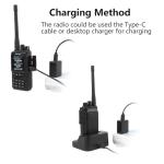DMR Radio Handheld AT-D168UV Portable Ham Radio with VHF/UHF Dual Band, Long Range, APRS, Digital & Analog Mode, Rechargeable Ham Radio, Clear Audio, Easy Programming & Secure Encryption