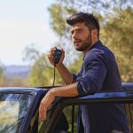Midland® - MXT275 MicroMobile GMRS Radio - 15 watts Two-Way Radio with Integrated Control Microphone - Overland Caravanning Tractors - Detachable External Magnetic Mount Antenna - 8 Repeater Channels