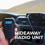 Midland® - MXT275 MicroMobile GMRS Radio - 15 watts Two-Way Radio with Integrated Control Microphone - Overland Caravanning Tractors - Detachable External Magnetic Mount Antenna - 8 Repeater Channels