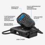 Midland® - MXT275 MicroMobile GMRS Radio - 15 watts Two-Way Radio with Integrated Control Microphone - Overland Caravanning Tractors - Detachable External Magnetic Mount Antenna - 8 Repeater Channels