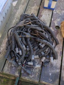 1x US Military Radio Headset Bailout Breakaway Audio Cables CX8650 H161 Etc.