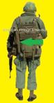 PRC 77 25 USA Antenna Bag Pouch Army CW-503 f Vietnam Military Jeep Truck Radio