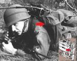 PRC 77 25 USA Antenna Bag Pouch Army CW-503 f Vietnam Military Jeep Truck Radio