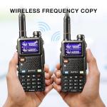 [Chirp Compatible] BAOFENG UV-5G Plus GMRS Handheld Radio, Long Rang Two Way Radio for Adult, 999 Channels, NOAA Receiver & Scanner, with 2500mAh Battery USB-C Port, 1 Pack