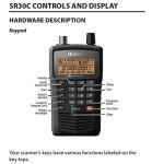 Uniden Bearcat SR30C, 500-Channel Compact Handheld Scanner, Close Call RF Capture, Turbo Search, PC programable, NASCAR, Racing, Aviation, Marine, Railroad, and Non-Digital Police/Fire/Public Safety
