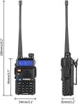 Digital Handheld Radio Scanner Fire Police VHF FM EMS Ham 2 Way Transceiver Dual