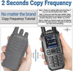 Digital Handheld Radio Scanner Fire Police VHF FM EMS Ham 2 Way Transceiver Dual