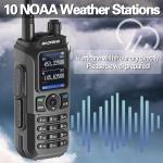 Digital Handheld Radio Scanner Fire Police VHF FM EMS Ham 2 Way Transceiver Dual