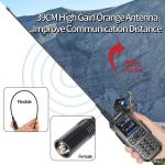 Digital Handheld Radio Scanner Fire Police VHF FM EMS Ham 2 Way Transceiver Dual