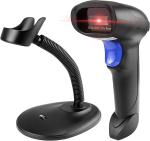 2.4Ghz Wireless Barcode Scanner USB Cordless 1D 2D Laser Barcode Reader Handhold