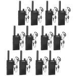 Baofeng T26 Walkie Talkies Long Range, Rechargeable Li-ion Battery 16 FRS Channel Two Way Radios with Earpieces for Adults, Handheld Mini Compact Walky Talky with Type-C Charging (12pack)