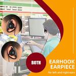 Retevis Hands Free Walkie Talkie Earpiece with Mic, VOX, 2 Pin, for RT22 RT21 H-777 RT68 H777H RT27, Compatible with Pxton Baofeng BF-888S BF-T26 Kenwood Walkie Talkie, 2 Way Radio Earpiece(10 Pack)