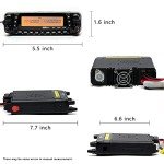 TYT TH-9800D Plus Version Quad Band Cross-Band 50W Mobile Transceiver Vehicle Radio Amateur Base Station, Cable/Software incl Black
