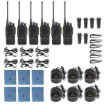 6Pack Baofeng GT-1 UHF 16 Channels Handheld Two way Radio Upgrade BF-888s USA