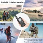 Baofeng F22 Two-Way FRS Radio Walkie Talkie VOX USB-C Flashlight 1400mAh 2 Pack