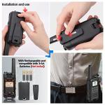 Baofeng F22 Two-Way FRS Radio Walkie Talkie VOX USB-C Flashlight 1400mAh 2 Pack