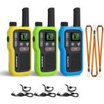 3x Baofeng GT-18 Long RangeLicense Free FRS Radio Walkie Talkie 22CH Scan VOX