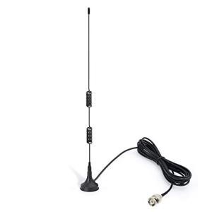 Bingfu VHF UHF Ham Amateur Radio Police Scanner Antenna Magnetic Base BNC Male Antenna Compatible with Uniden Bearcat Whistler Shack Police Scanner Radio