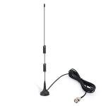 Bingfu VHF UHF Ham Amateur Radio Police Scanner Antenna Magnetic Base BNC Male Antenna Compatible with Uniden Bearcat Whistler Shack Police Scanner Radio
