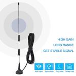 Bingfu VHF UHF Ham Amateur Radio Police Scanner Antenna Magnetic Base BNC Male Antenna Compatible with Uniden Bearcat Whistler Shack Police Scanner Radio