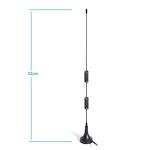 Bingfu VHF UHF Ham Amateur Radio Police Scanner Antenna Magnetic Base BNC Male Antenna Compatible with Uniden Bearcat Whistler Shack Police Scanner Radio