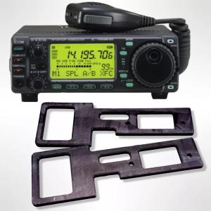 Custom Side Rail Protector Handles for Icom IC706, IC706Mk2G HF/VHF Transceiver