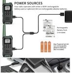 Baofeng F22 Long Range Two-Way FRS Ham Radio Walkie Talkie 22CH VOX - 2 Pack