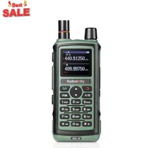 Digital Handheld Radio Scanner Fire Police VHF FM EMS Ham 2 Way Transceiver Dual