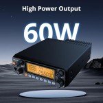 Radioddity QT60 Pro 10 Meter Radio SSB, AM, FM, PA, 60W High Power Amateur Ham Mobile Transceiver, Large LCD Display, RX & TX Noise Reduction, NOAA with Alert, with CTCSS/DCS, ASQ