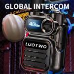 LUOTWO G388 2-Pack Global 4G Walkie Talkies with SIM Cards Nationwide Coverage Unlimted Communication Range PoC Two Way Radios with Flashlight for Adults Long Range Intercom 5000km,Use for a Lifetime