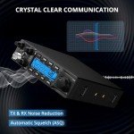 Radioddity QT80 10 Meter Radio, 80W High Power Amateur Ham Radio, SSB/AM/FM/PA Mobile Transceiver with RX & TX Noise Reduction, CTCSS/DCS, ASQ, SWR High Alert