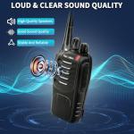 MaxTalker MT-8S Walkie Talkies Long Range for Adults,Rechargeable Walkie Talkie with 6 Way Multi Gang Charger, 1500mAh Li-ion Battery, Earpiece, Flashlight and USB-C Charging (6Pack)