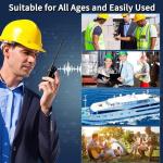 MaxTalker MT-8S Walkie Talkies Long Range for Adults,Rechargeable Walkie Talkie with 6 Way Multi Gang Charger, 1500mAh Li-ion Battery, Earpiece, Flashlight and USB-C Charging (6Pack)