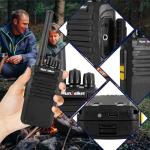 Radios Walkie Talkies Long Range: MaxTalker MT4D Rechargeable Walkie Talkies for Adults with Upgraded Earpiece, Type-C Charging Two Way Radio for Camping School Restaurant,10 Pack
