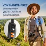 Radios Walkie Talkies Long Range: MaxTalker MT-8S Walky Talky with Earpieces Flashlight 1500mAh Battery Rechargeable Walkie Talkies for Adults, Working, Camping, Hiking, 4 Pack