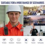 Radios Walkie Talkies Long Range: MaxTalker MT4D Rechargeable Walkie Talkies for Adults with Upgraded Earpiece, Type-C Charging Two Way Radio for Camping School Restaurant,10 Pack