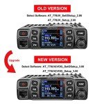AnyTone AT-778UVII Transceiver Mobile Radio Dual Band 25W VHF/UHF VOX Vehicle Car Radio w/Cable