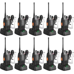Radios Walkie Talkies Long Range: MaxTalker MT-8S Walky Talky with Earpieces ...