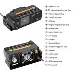 [Newest CPS & Firmware] Radioddity DB25-D Pro Dual Band DMR Mobile Radio, 20W VHF UHF Ham Amateur Radio Digital Transceiver with GPS APRS, 4000CH 300,000 Contacts, Dual Time Slot Tier II Vehicle Car