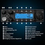 Radioddity QT80 10 Meter Radio, 80W High Power Amateur Ham Radio, SSB/AM/FM/PA Mobile Transceiver with RX & TX Noise Reduction, CTCSS/DCS, ASQ, SWR High Alert
